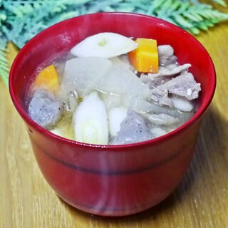 食物繊維たっぷりなとん汁